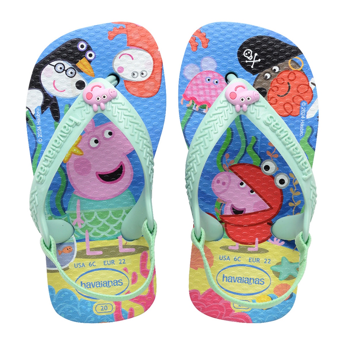Imagem 0 de Sandálias de Bebé Hav. Baby Peppa Pig Lavender Blue 256