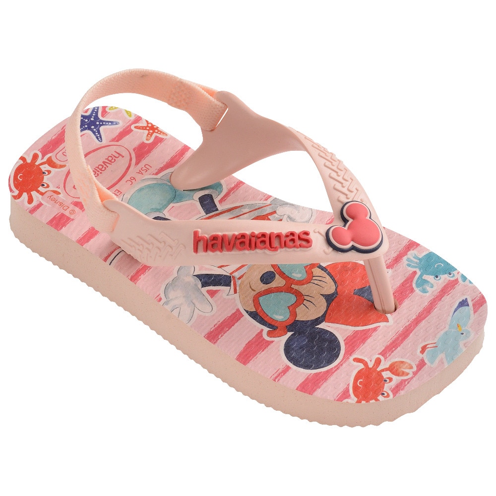 Chinelos de Bebé Hav. Baby Disney Classics Ii Pink/Red 256 Rosa/Vermelho-2