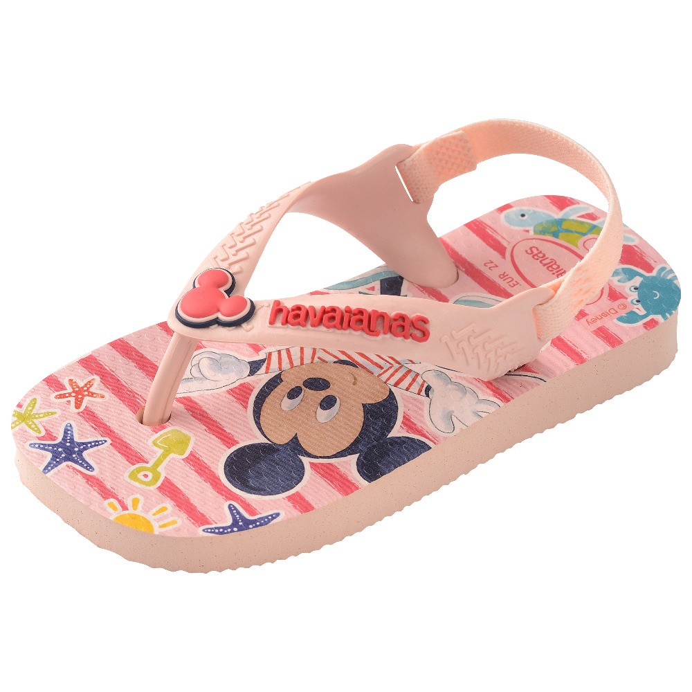 Chinelos de Bebé Hav. Baby Disney Classics Ii Pink/Red 256 Rosa/Vermelho-6