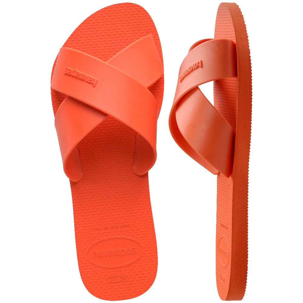 Chinelos de Mulher Hav. Aqua Sunset Orange 412 Vermelho-3