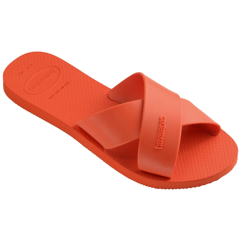Chinelos de Mulher Hav. Aqua Sunset Orange 412 Vermelho-6