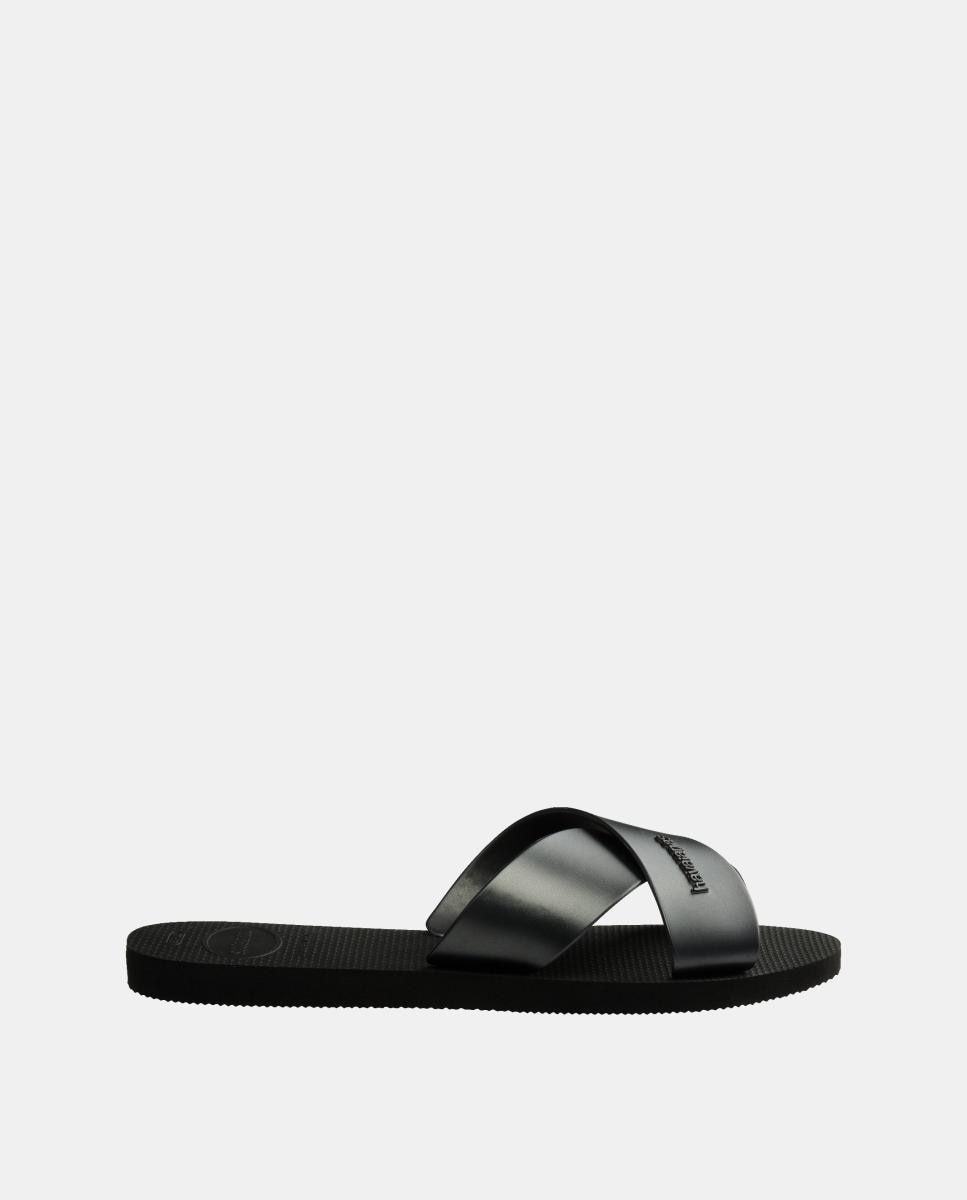 Sandália Mulher Hav. Aqua Metallic Black 412 Havaianas Preto-3
