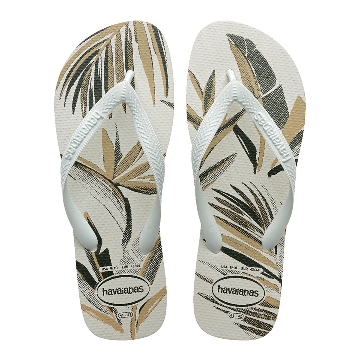 Imagem 0 de Sandálias de Homem Hav. Aloha White/White/Green Olive 456