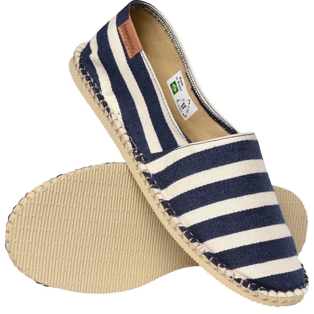 Alpercatas Unisex Hav. Origine Iv Print Sand Grey/Navy 040 Havaianas Bege / Azul-4