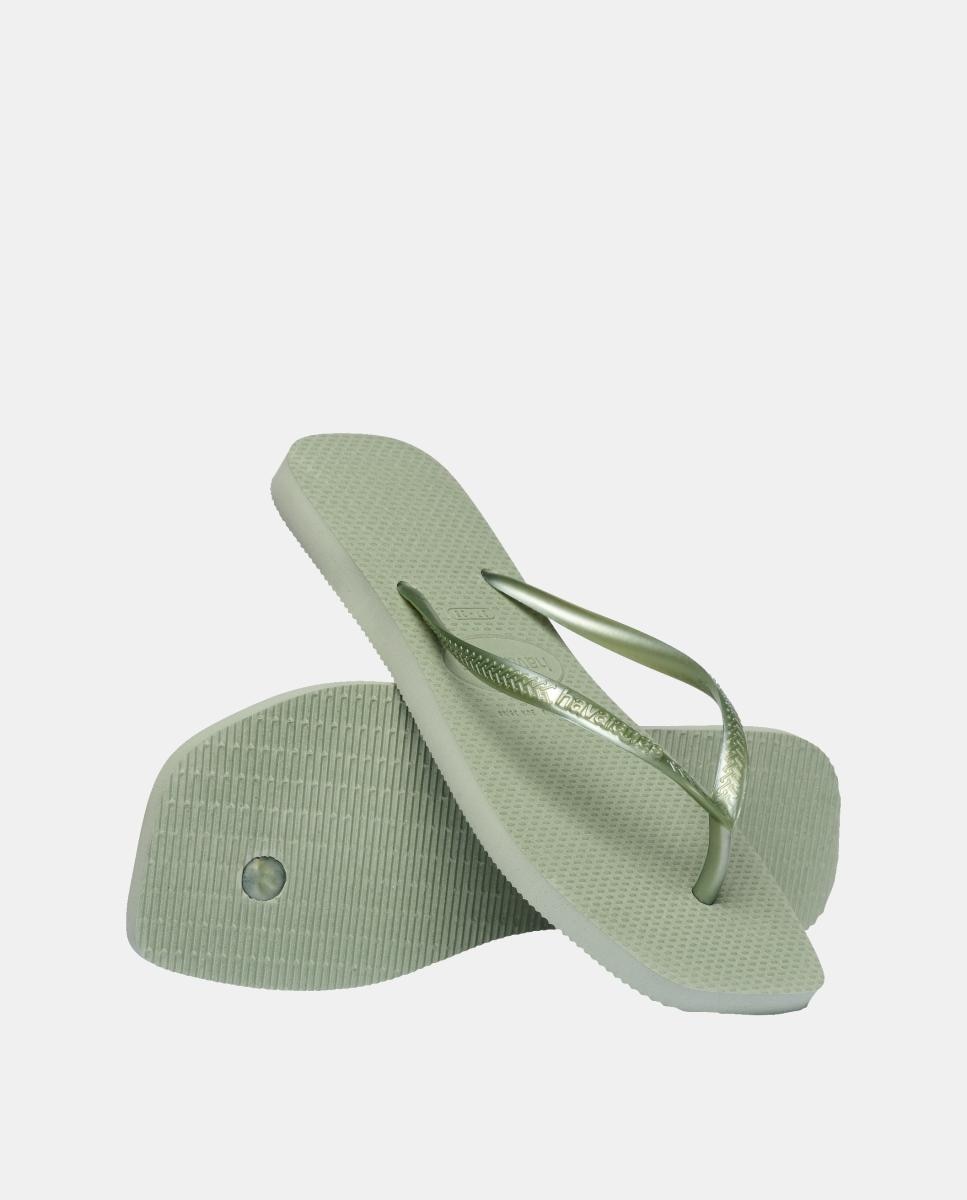 Chinelos Mulher Square  Havaianas Verde-4