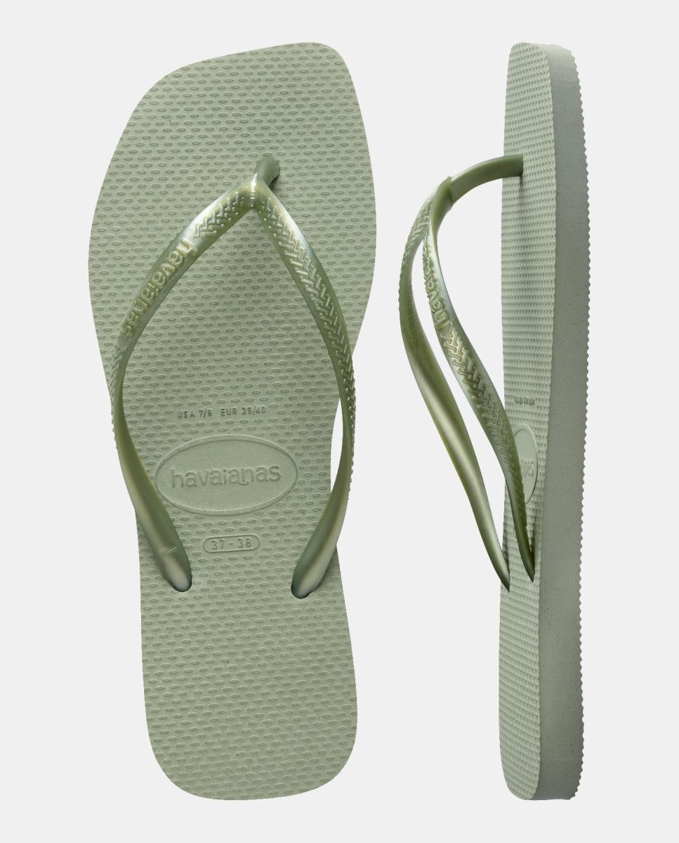 Chinelos Mulher Square  Havaianas Verde-5