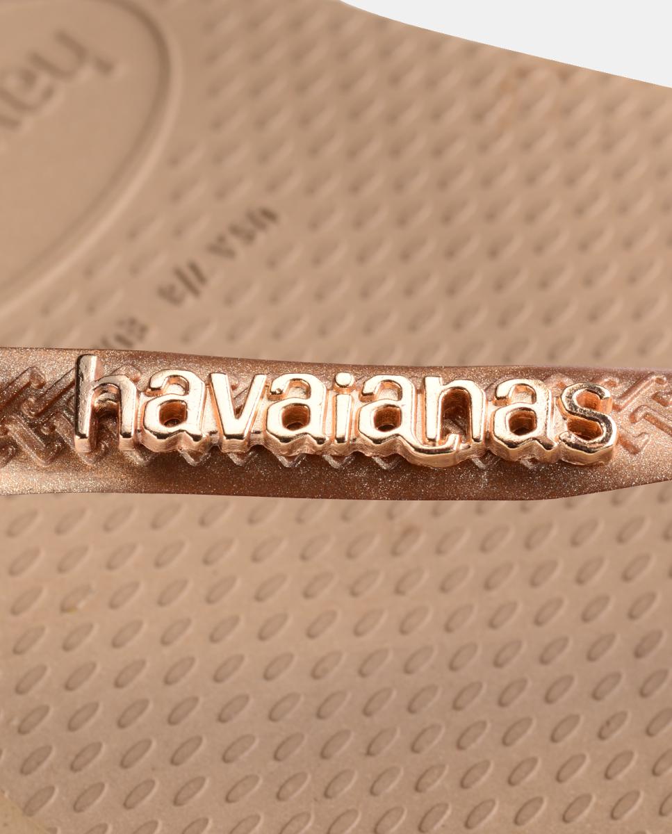 Chinelos Mulher Slim Havaianas Dourado-6
