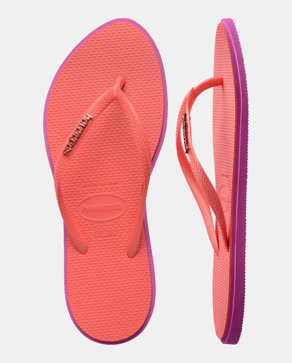 Chinelos Mulher Slim Point Havaianas Fúcsia-5