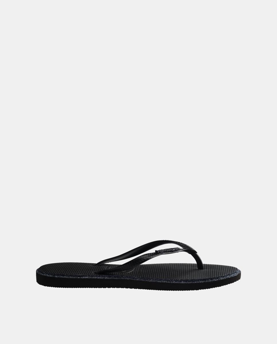 Chinelos Mulher Slim Point Glitter Havaianas Preto-3