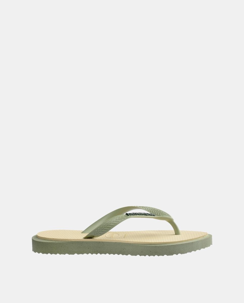Chinelos Mulher Top Point Fusion Havaianas Verde / Amarelo-3