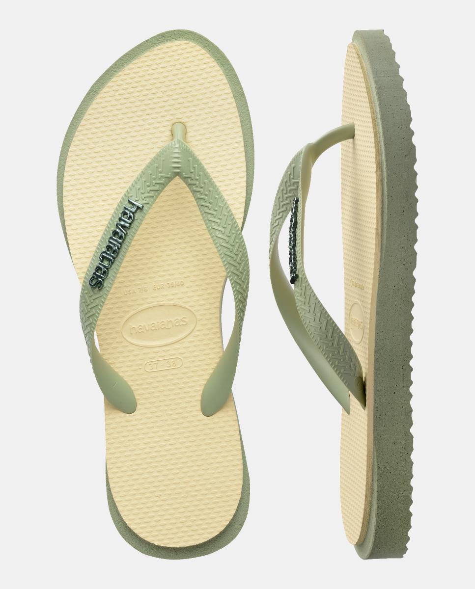 Chinelos Mulher Top Point Fusion Havaianas Verde / Amarelo-5