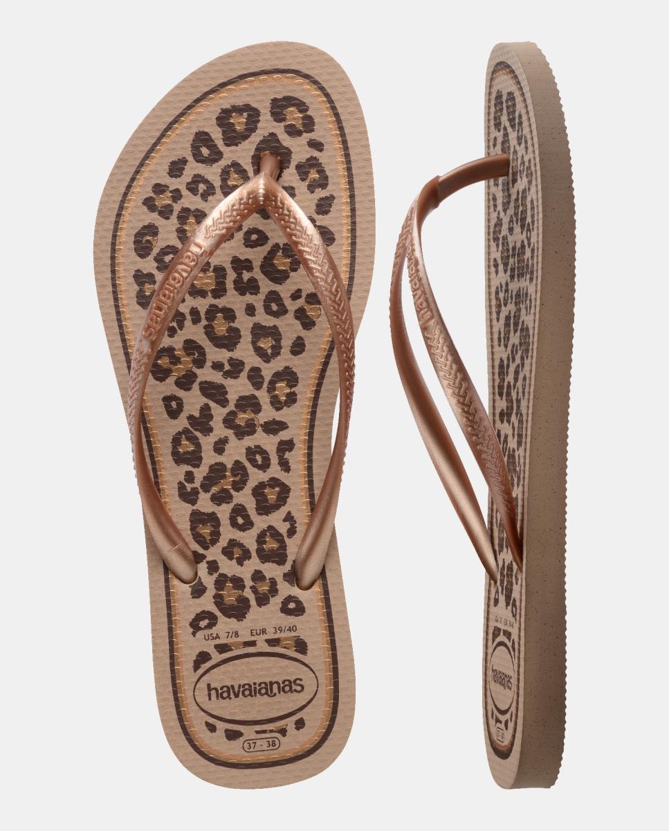 Chinelos Mulher Slim Estampadas Havaianas Animal Print-5