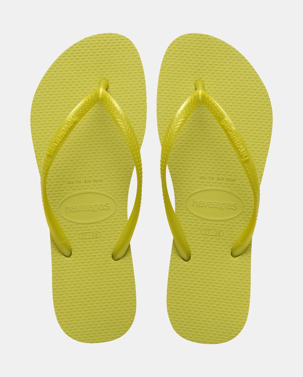 Chinelos Mulher Slim Havaianas Verde Lima-1