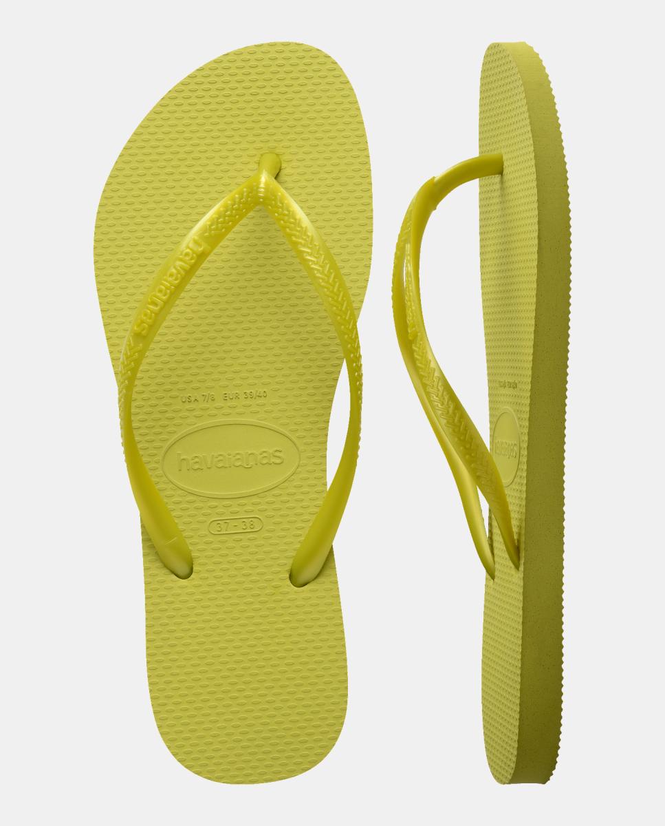 Chinelos Mulher Slim Havaianas Verde Lima-5