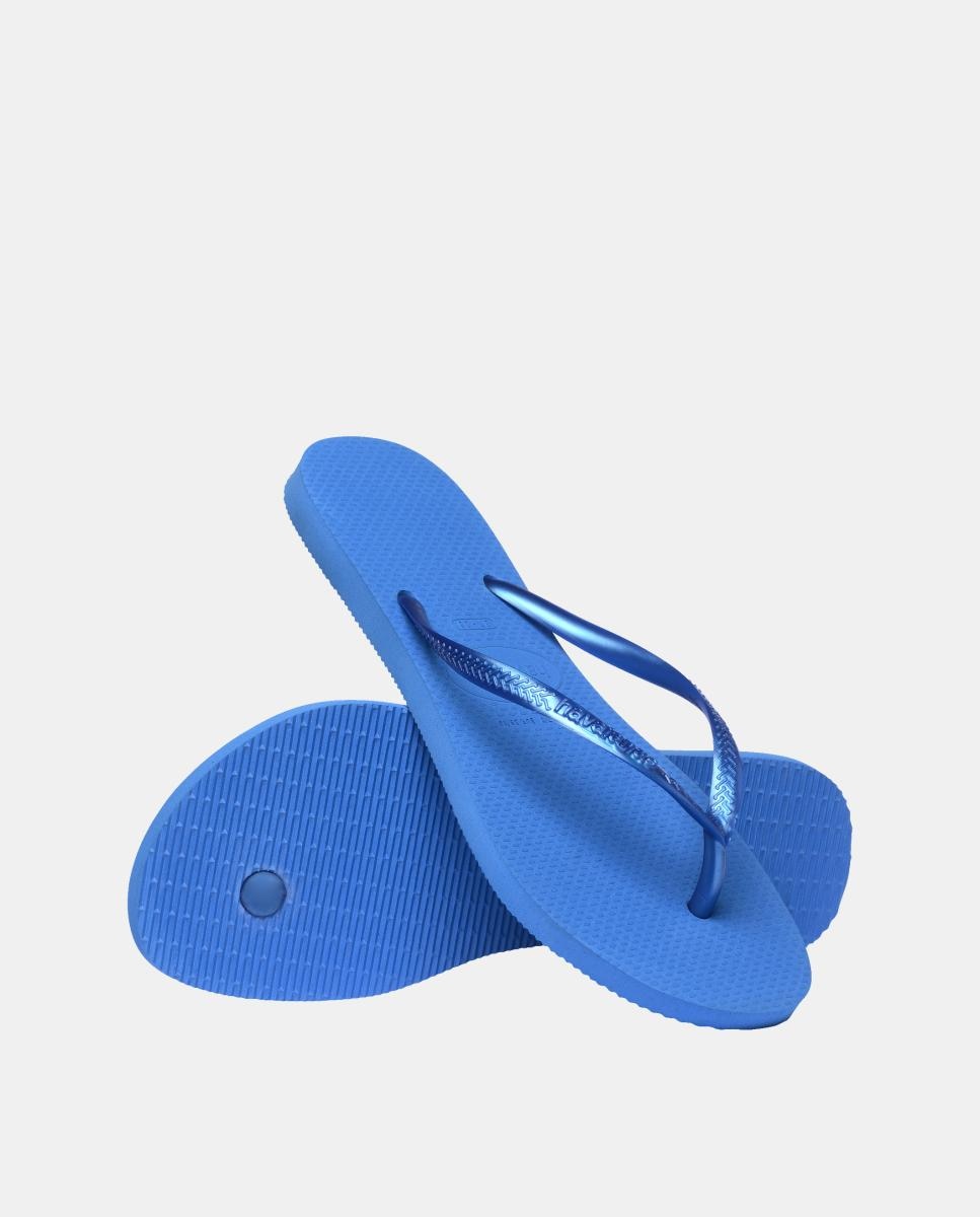 Chinelos Mulher Slim Havaianas Azul-elétrico-4