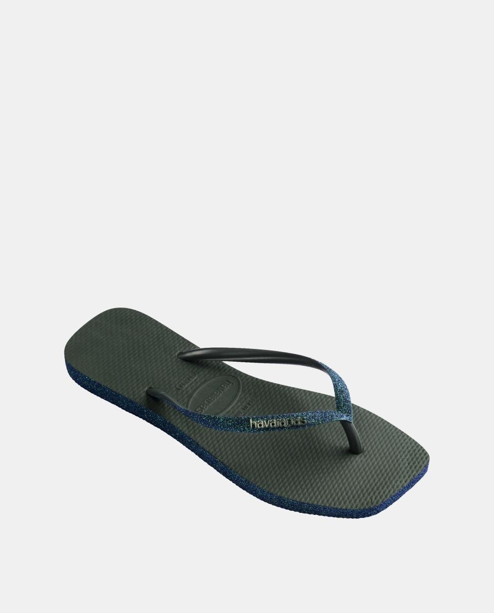 Chinelos Mulher Slim Square Havaianas Verde Azeitona-2
