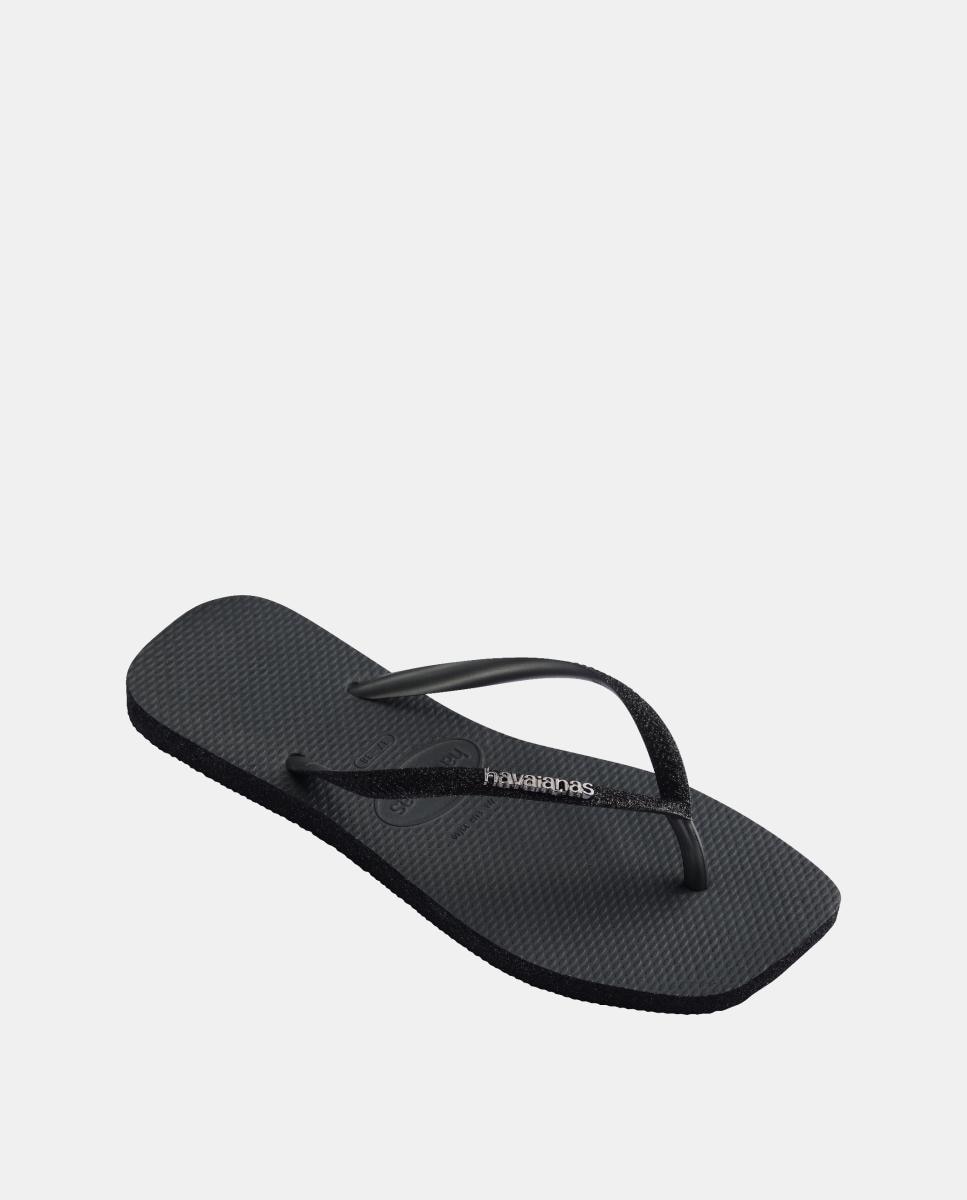 Chinelos Mulher Slim Square Havaianas Preto-2