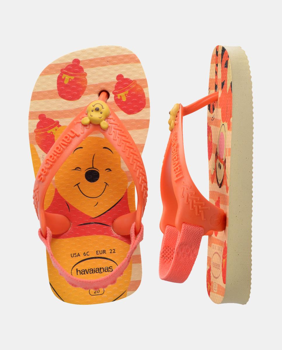Chinelos Bebés Disney Havaianas Bege-5