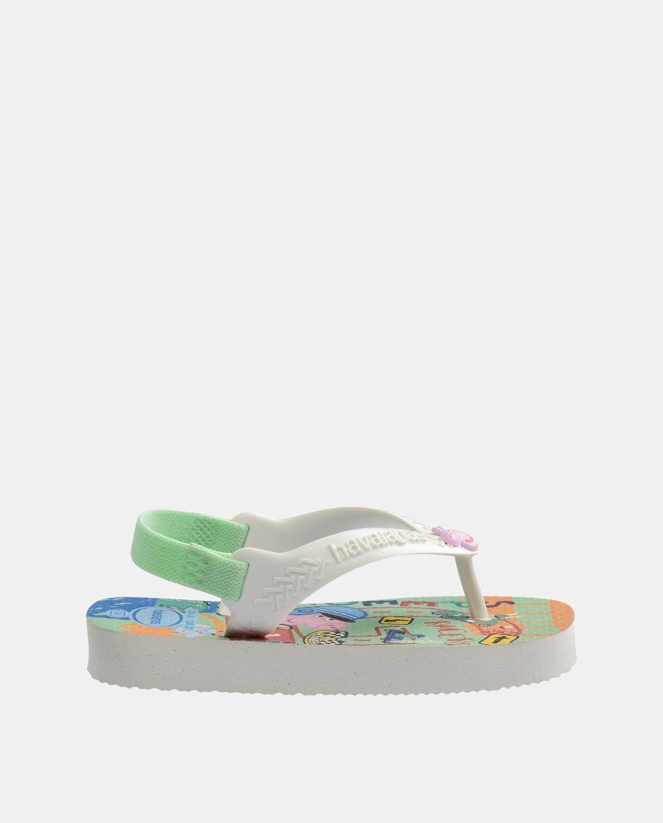Chinelos Bebés Peppa Pig Havaianas Branco-3