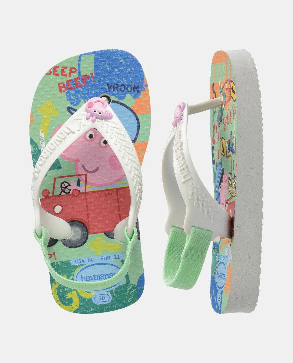 Chinelos Bebés Peppa Pig Havaianas Branco-4