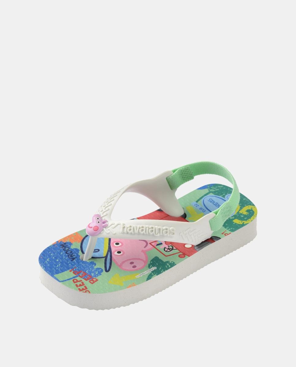 Chinelos Bebés Peppa Pig Havaianas Branco-5