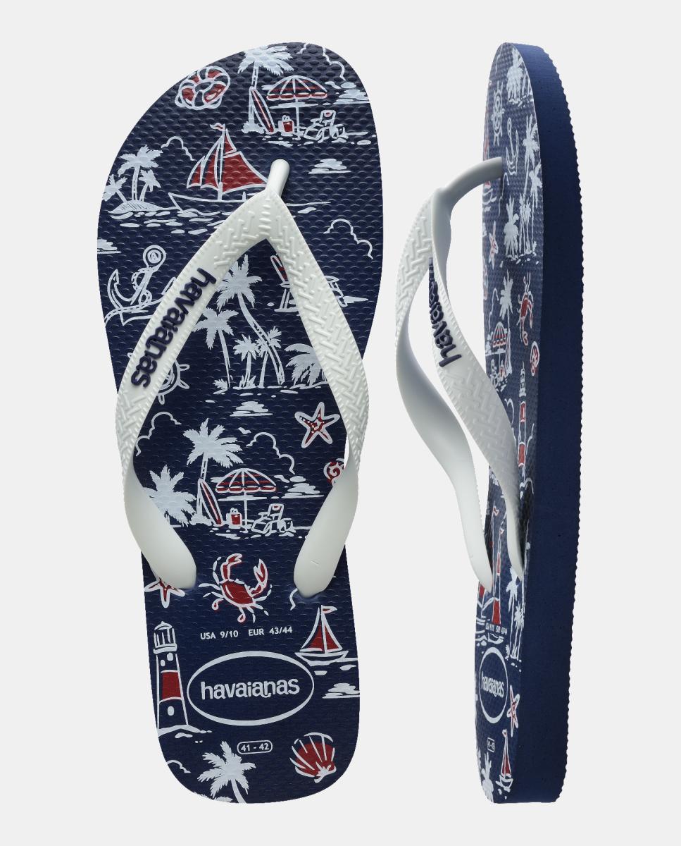 Chinelos Homem Top Nautical Havaianas Azul-marinho-5