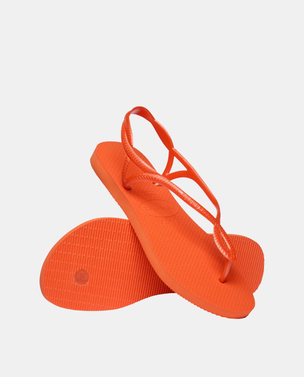 Chinelos Mulher Luna Havaianas Laranja flúor-4