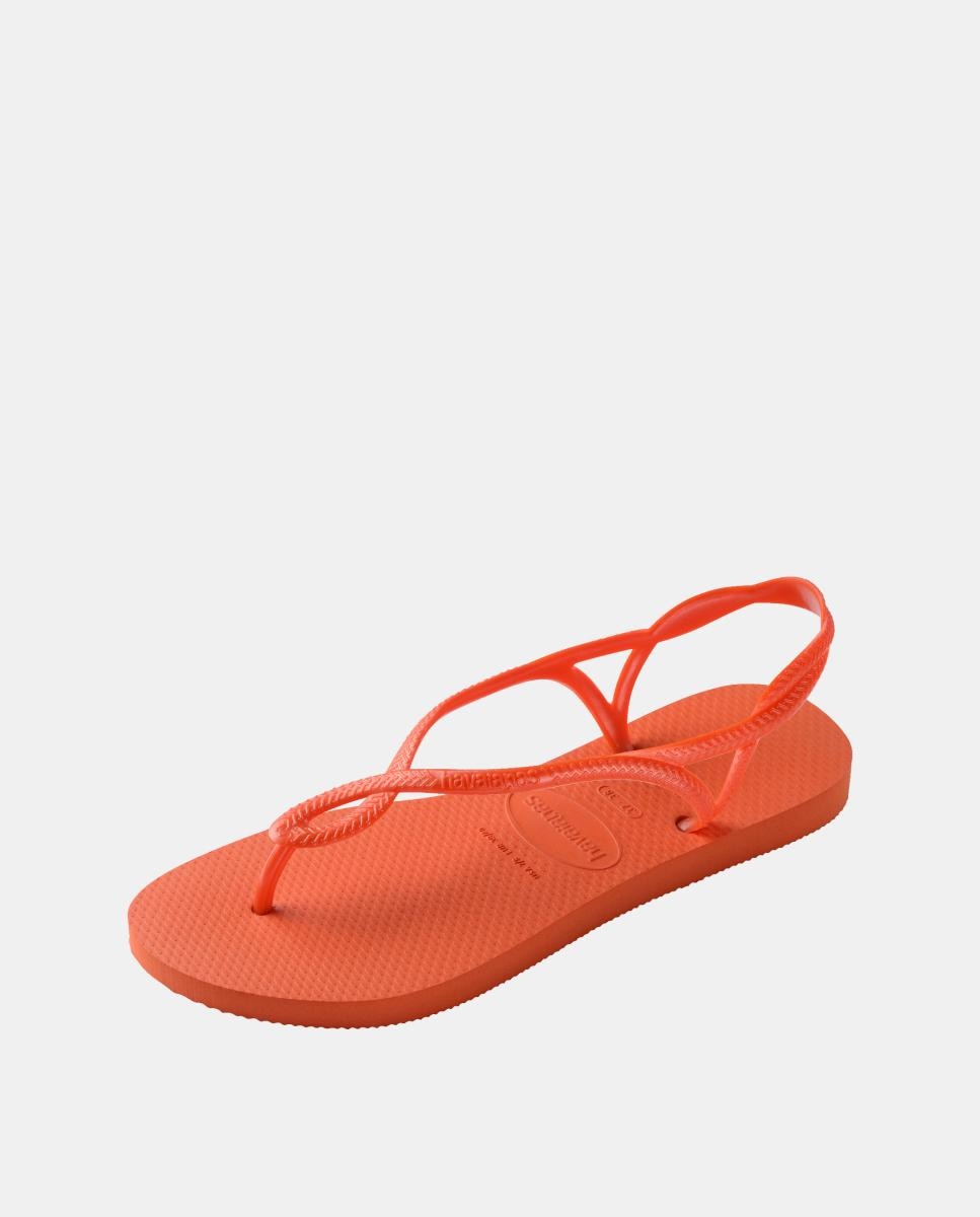 Chinelos Mulher Luna Havaianas Laranja flúor-6