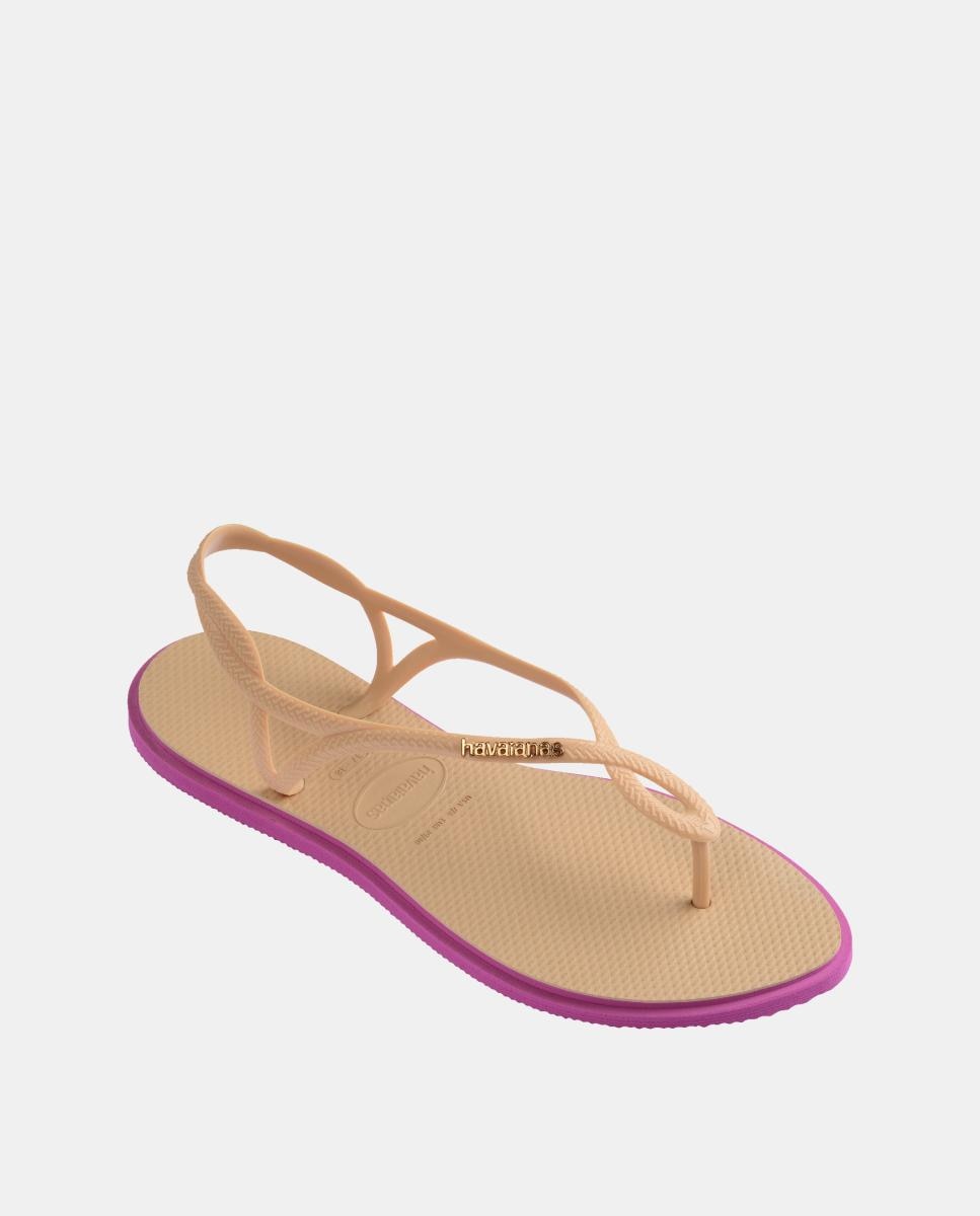Chinelos Mulher Luna Point Havaianas Rosa / Amarelo-2