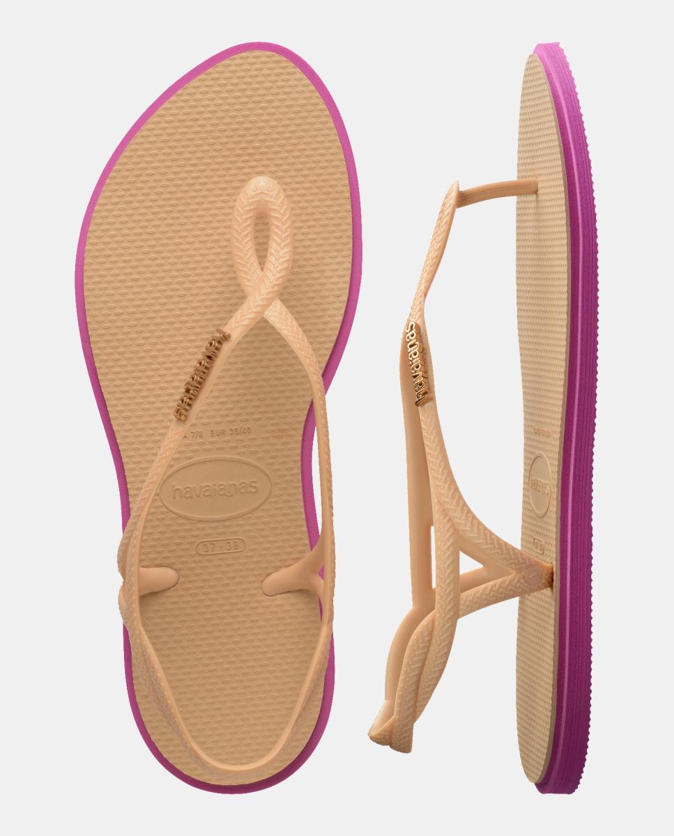 Chinelos Mulher Luna Point Havaianas Rosa / Amarelo-5