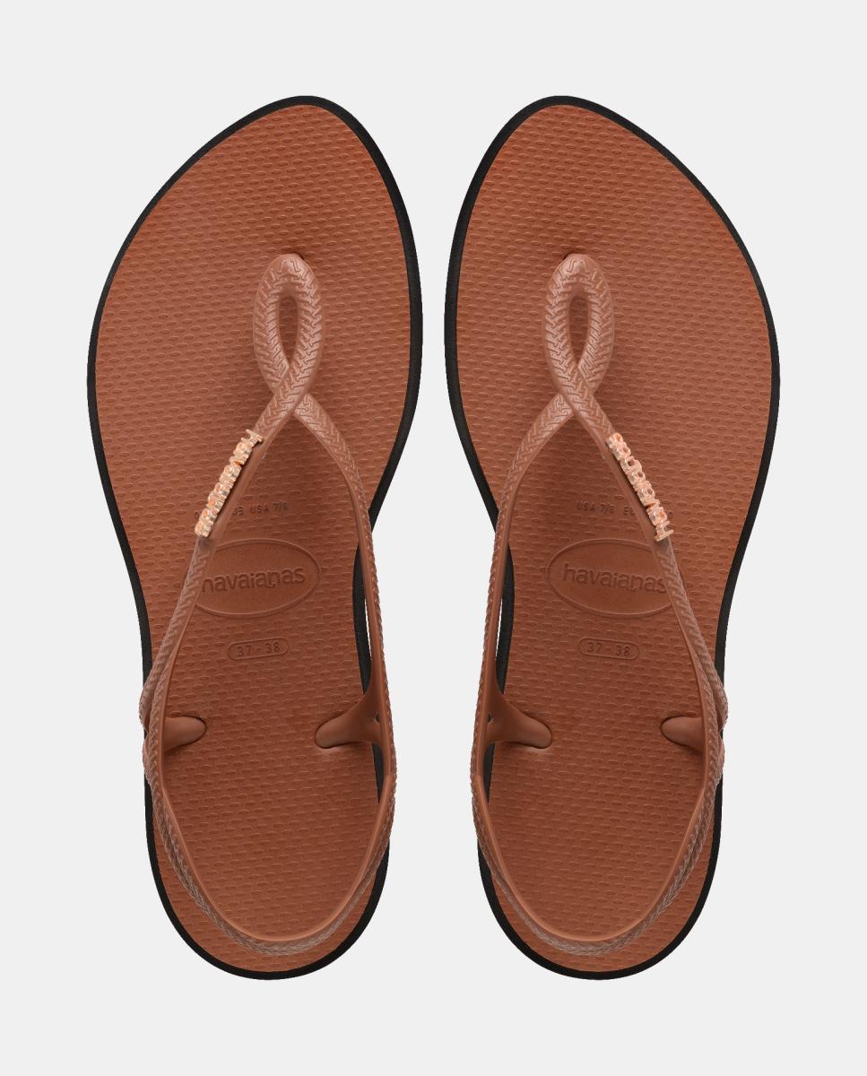 Chinelos Mulher Luna Point Havaianas Castanho / Preto-1