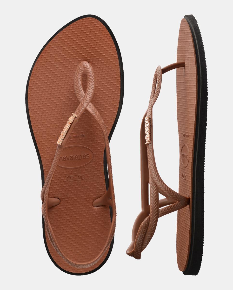 Chinelos Mulher Luna Point Havaianas Castanho / Preto-5