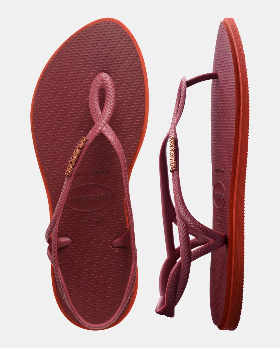Chinelos Mulher Luna Point Havaianas Beterraba-5