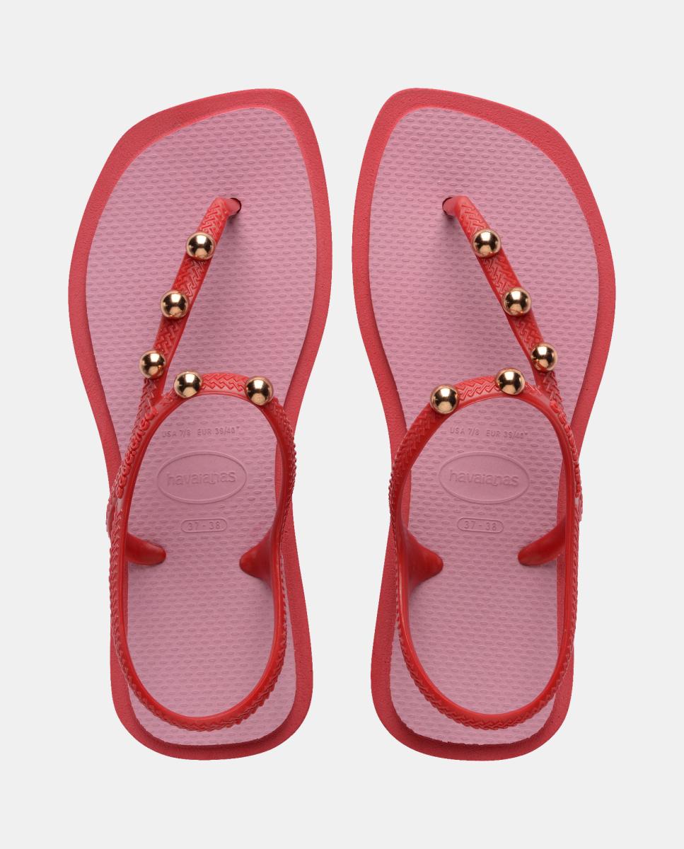 Chinelos Mulher Flash Fusion Havaianas Rosa/Vermelho-1