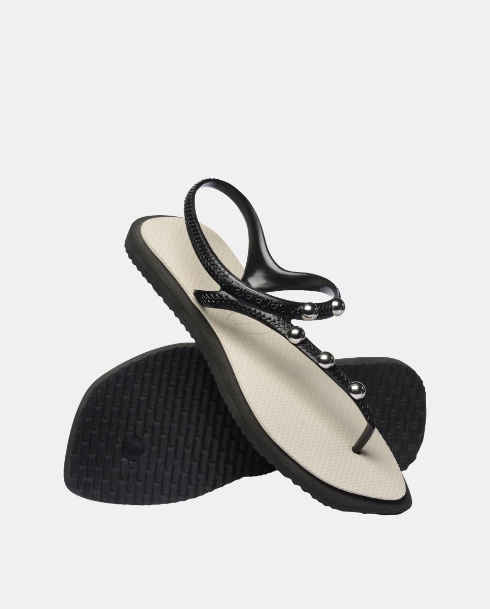 Chinelos Mulher Flash Fusion Havaianas Branco Osso-4