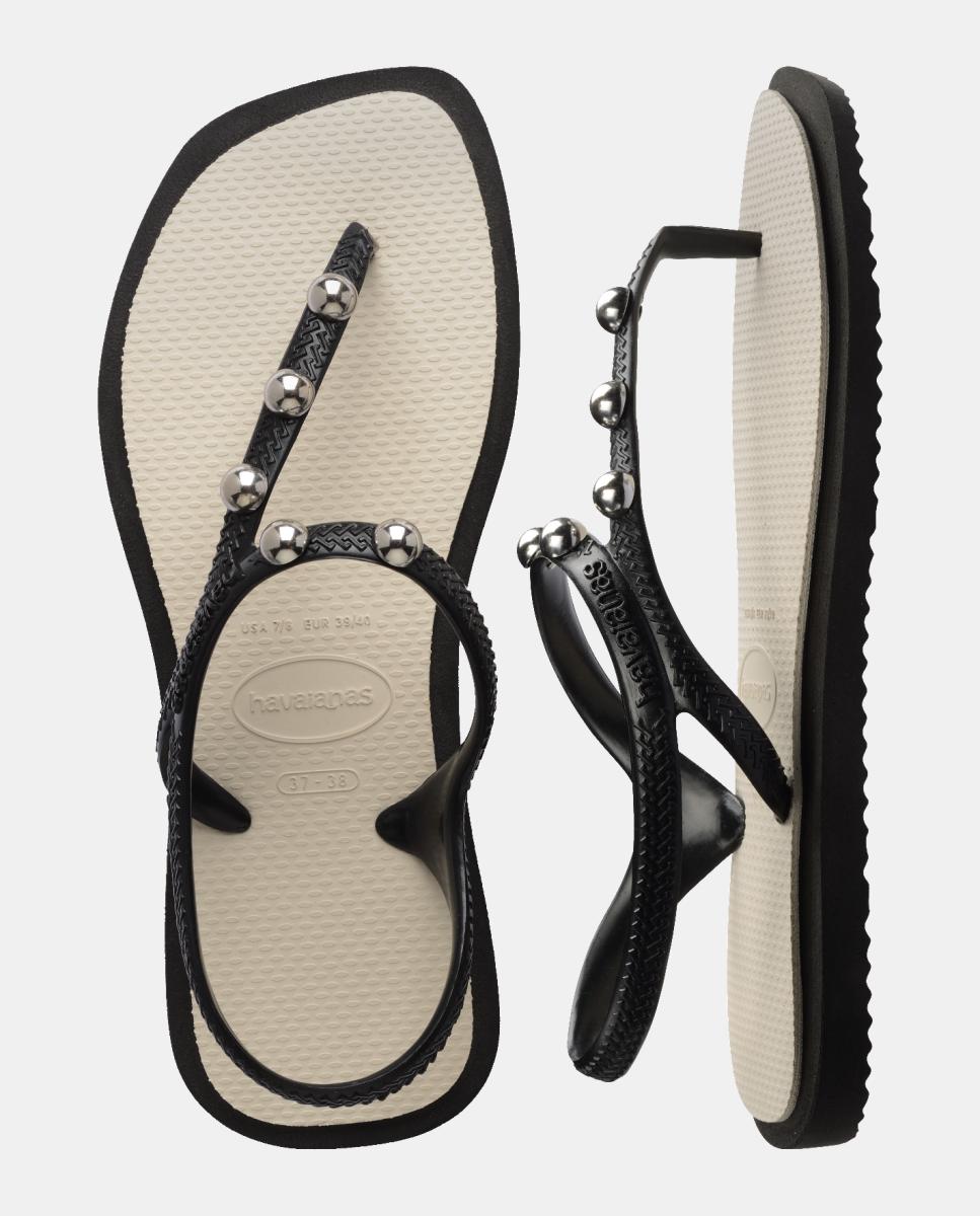 Chinelos Mulher Flash Fusion Havaianas Branco Osso-5