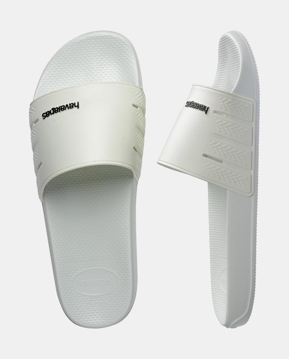 Chinelos Homem Slide Havaianas Branco-5