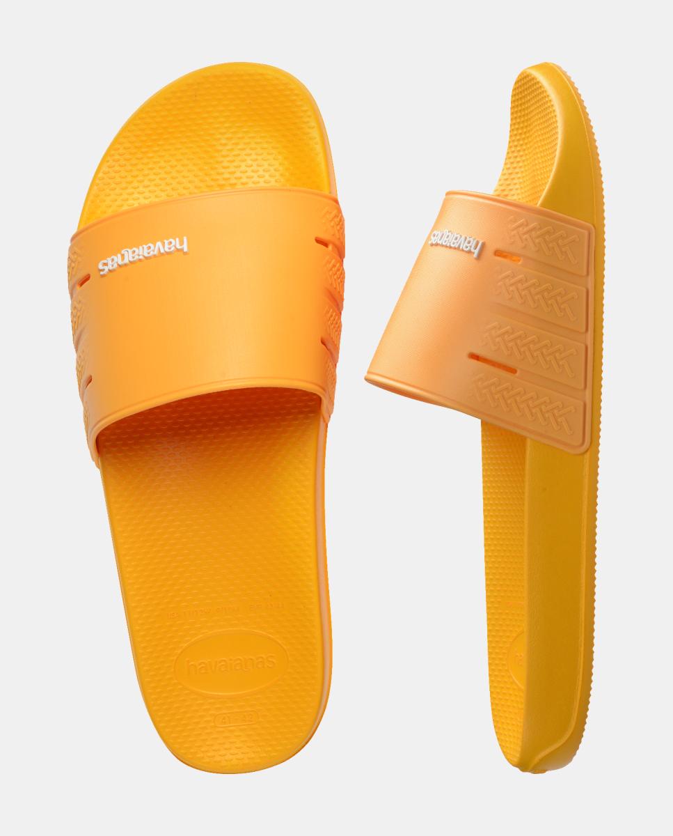 Chinelos Homem Slide Havaianas Amarelo-limão-5