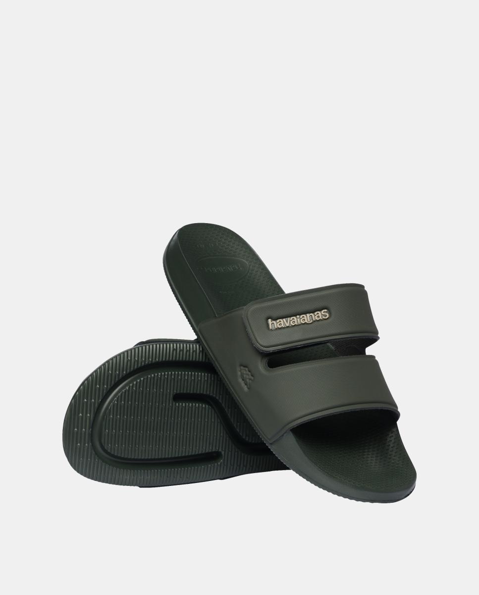 Chinelos Homem Slide Havaianas Verde Azeitona-4