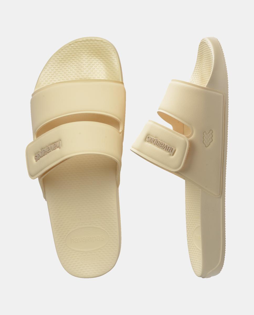 Chinelos Homem Slide Havaianas Amarelo-claro-5