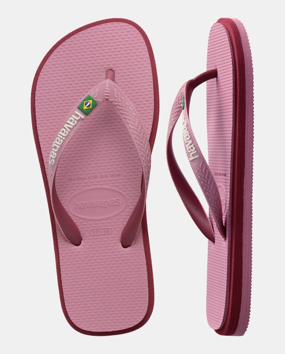 Chinelos Homem Brasil Twist Havaianas Framboesa-5