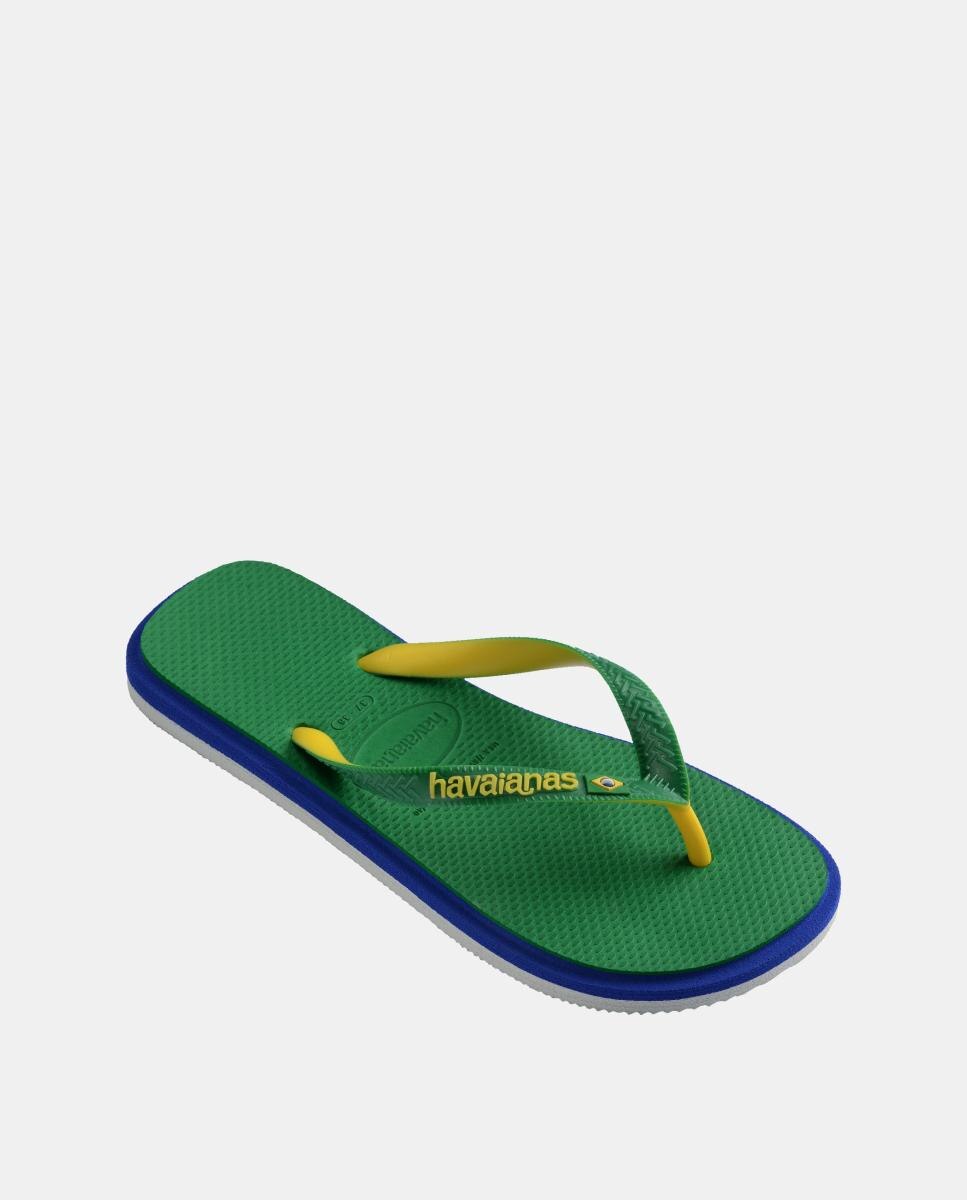 Chinelos Homem Brasil Twist Havaianas Verde-2