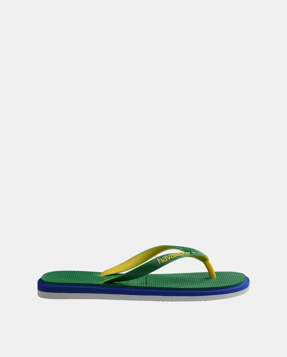 Chinelos Homem Brasil Twist Havaianas Verde-3
