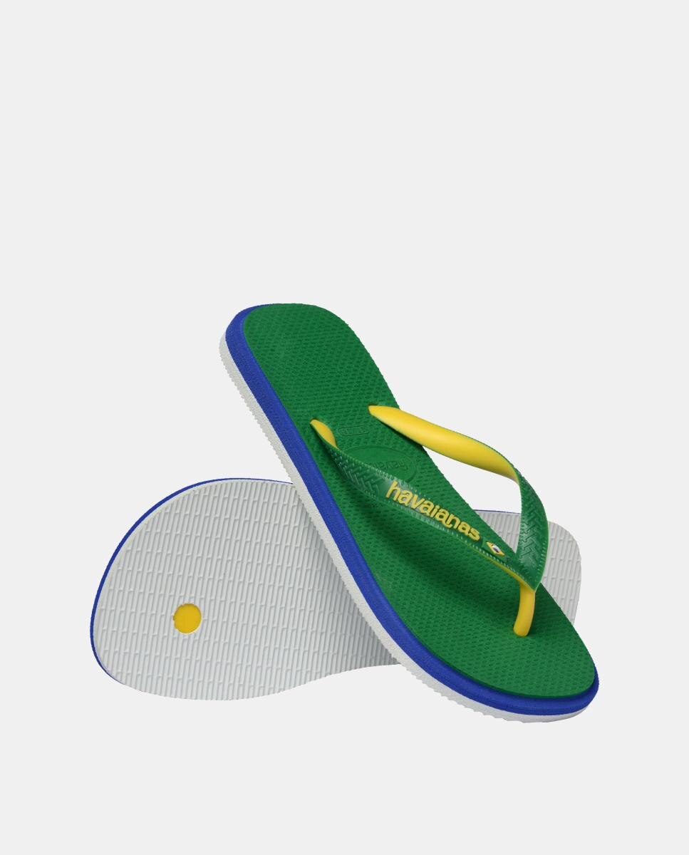 Chinelos Homem Brasil Twist Havaianas Verde-4