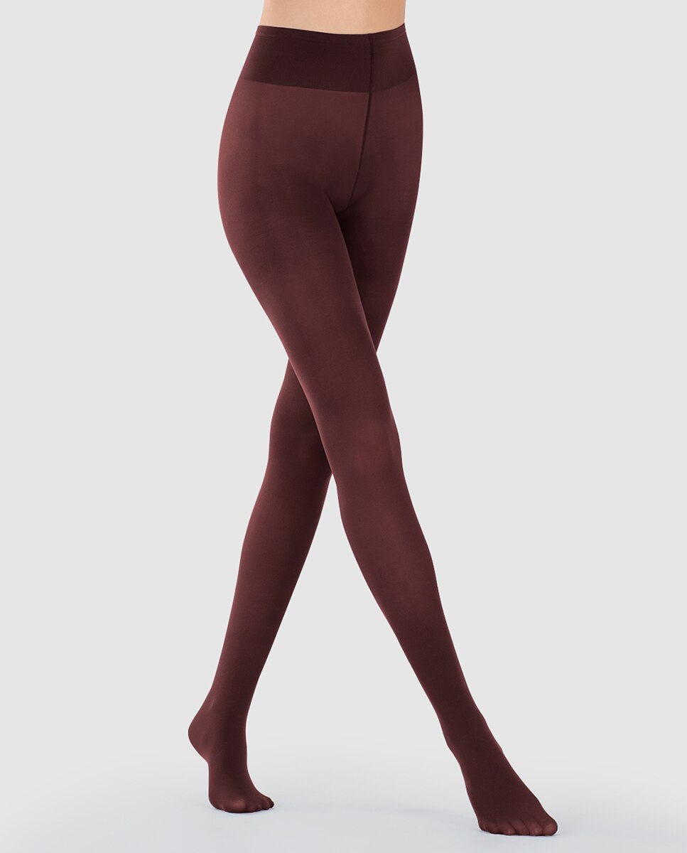 Collants de 50 Deniers Opacos Grená-2