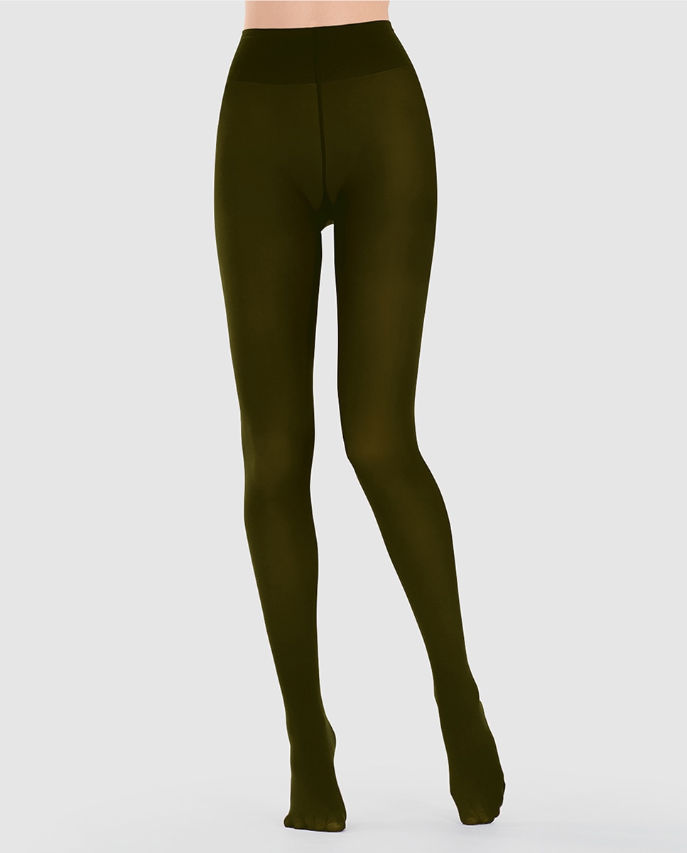 Collants Opacos 100D Verde-1