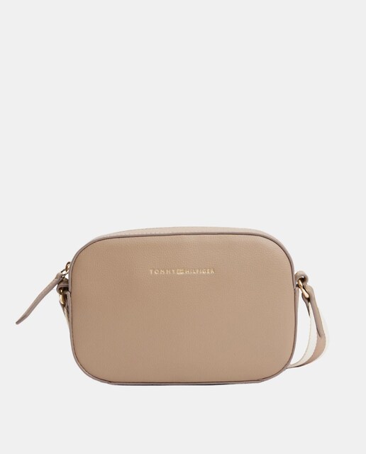 Imagen 0 de Bolso estilo cámara de mujer en color taupe costero de Tommy Hilfiger