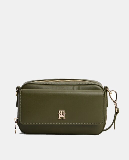 Imagen 0 de Bolso bandolera en color verde militar de Tommy Hilfiger