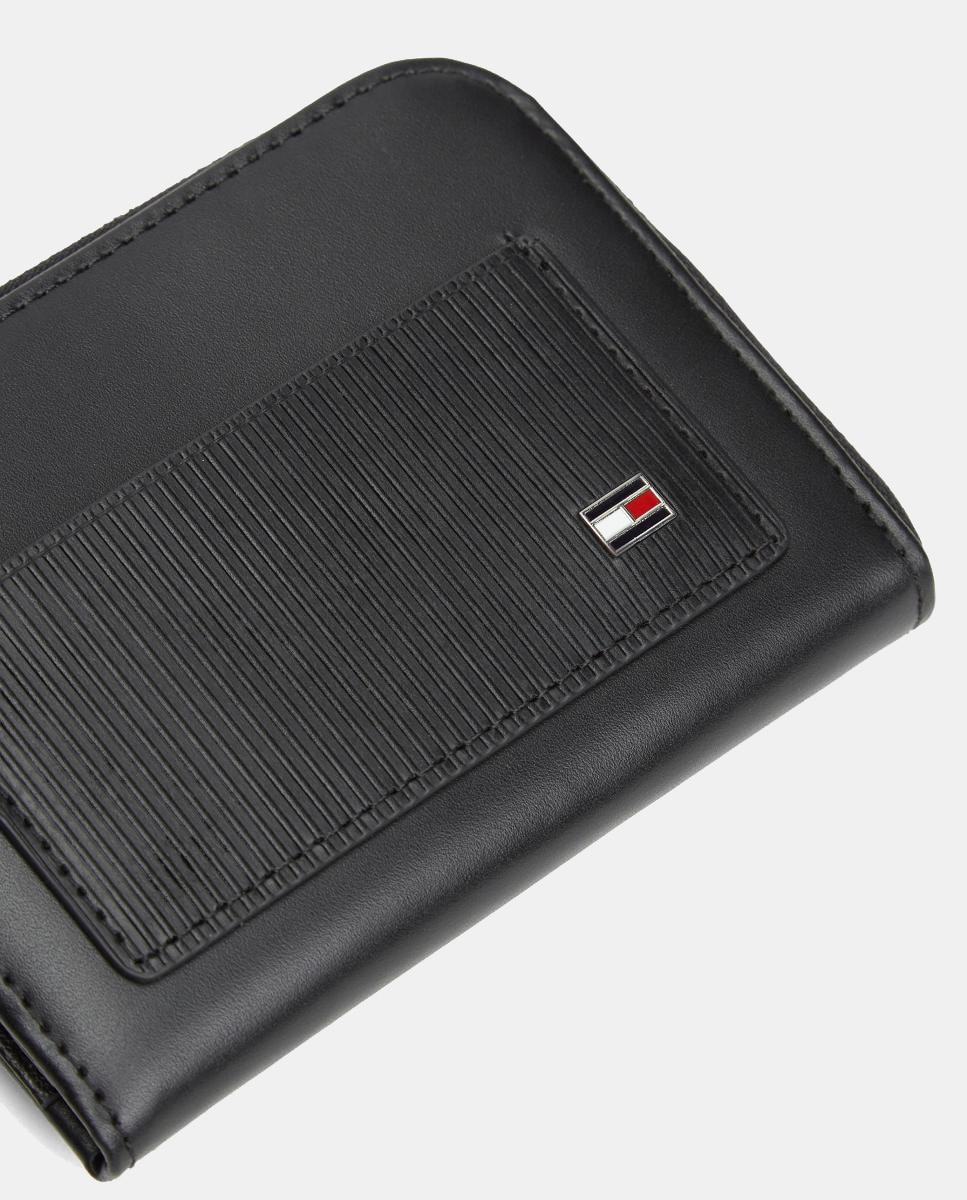 Carteira com Fecho de Correr TH Flag Zipped Wallet - Preto Preto-3