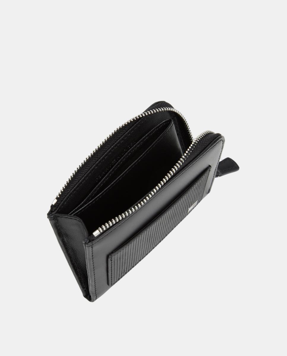 Carteira com Fecho de Correr TH Flag Zipped Wallet - Preto Preto-4